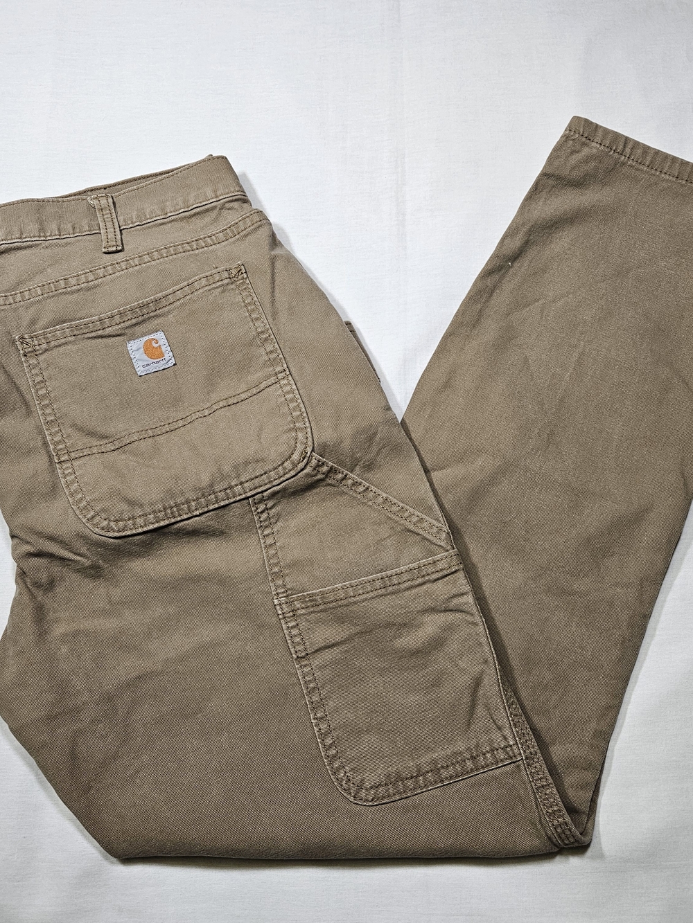 Carhartt Women's Slim Fit Crawford Canvas Utility Pants Size 14 Yukon Brown